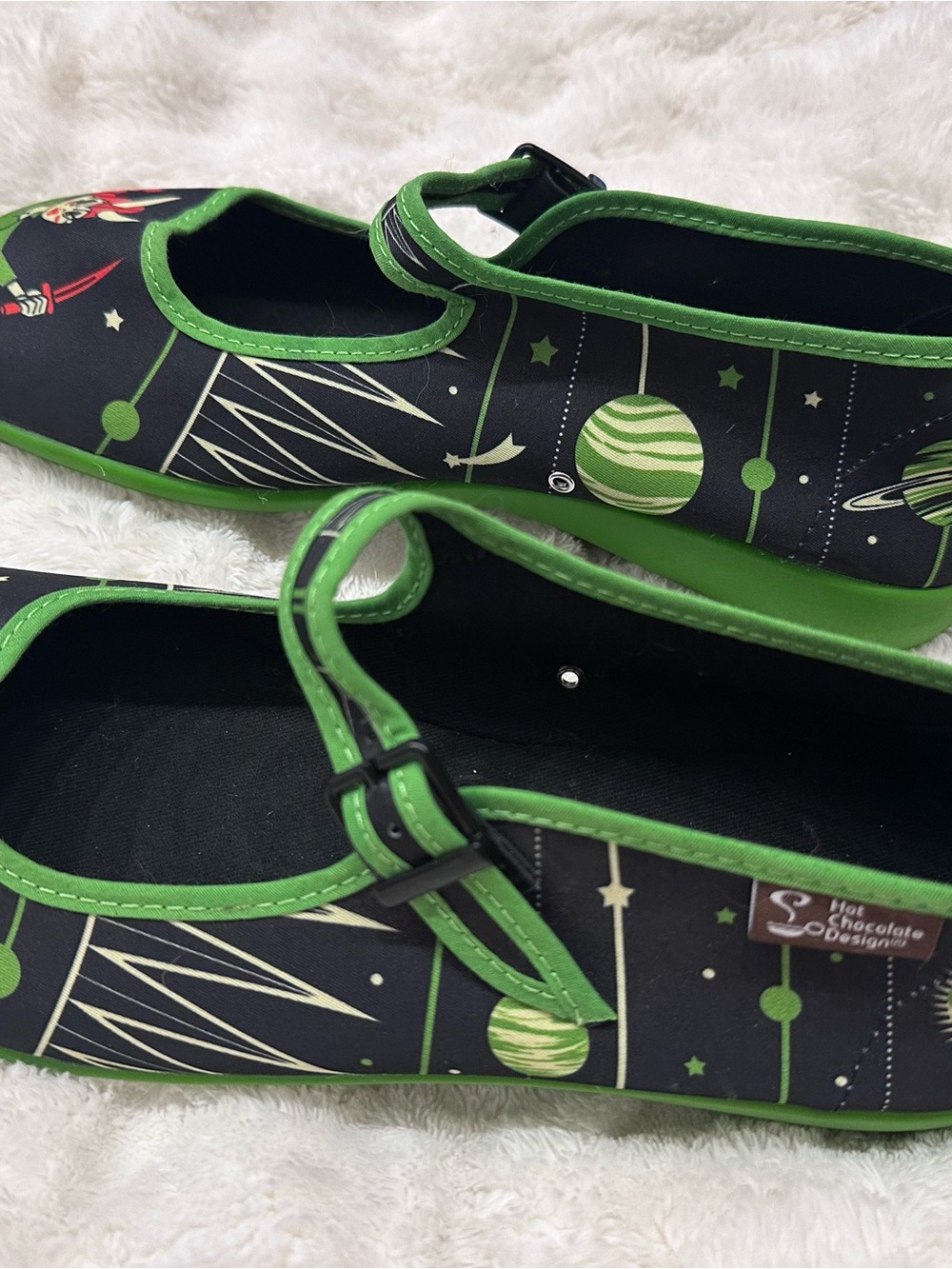 NEW Taurus Hot Chocolate Mary Jane Flats EU 39 - Picture 3 of 4